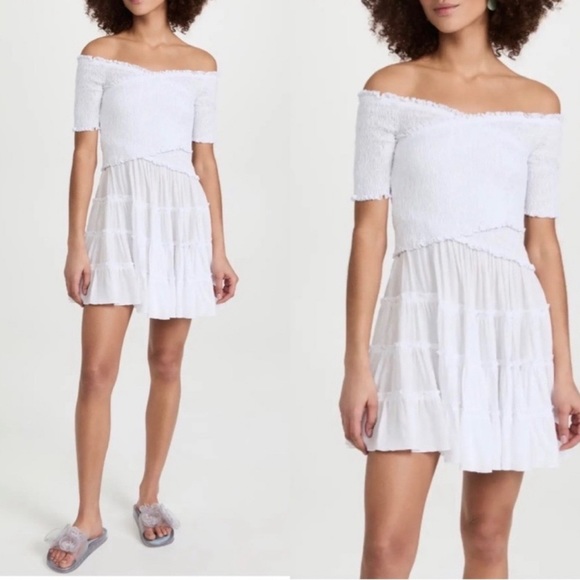 Poupette St. Barth Dresses & Skirts - Poupette Saint Barth Mini Dress Soledad in White NWT